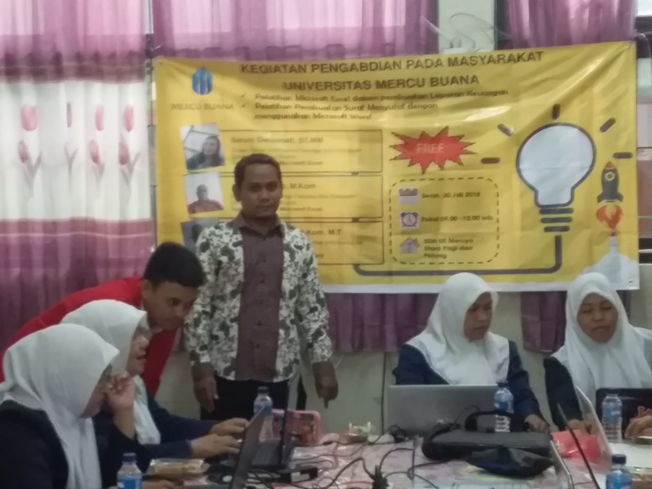 Pengecekan Peserta Pengmas