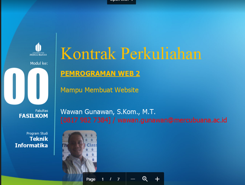 Projek: Pemrograman Web 2